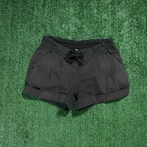 lululemon athletica Black Roll Hem Shorts
